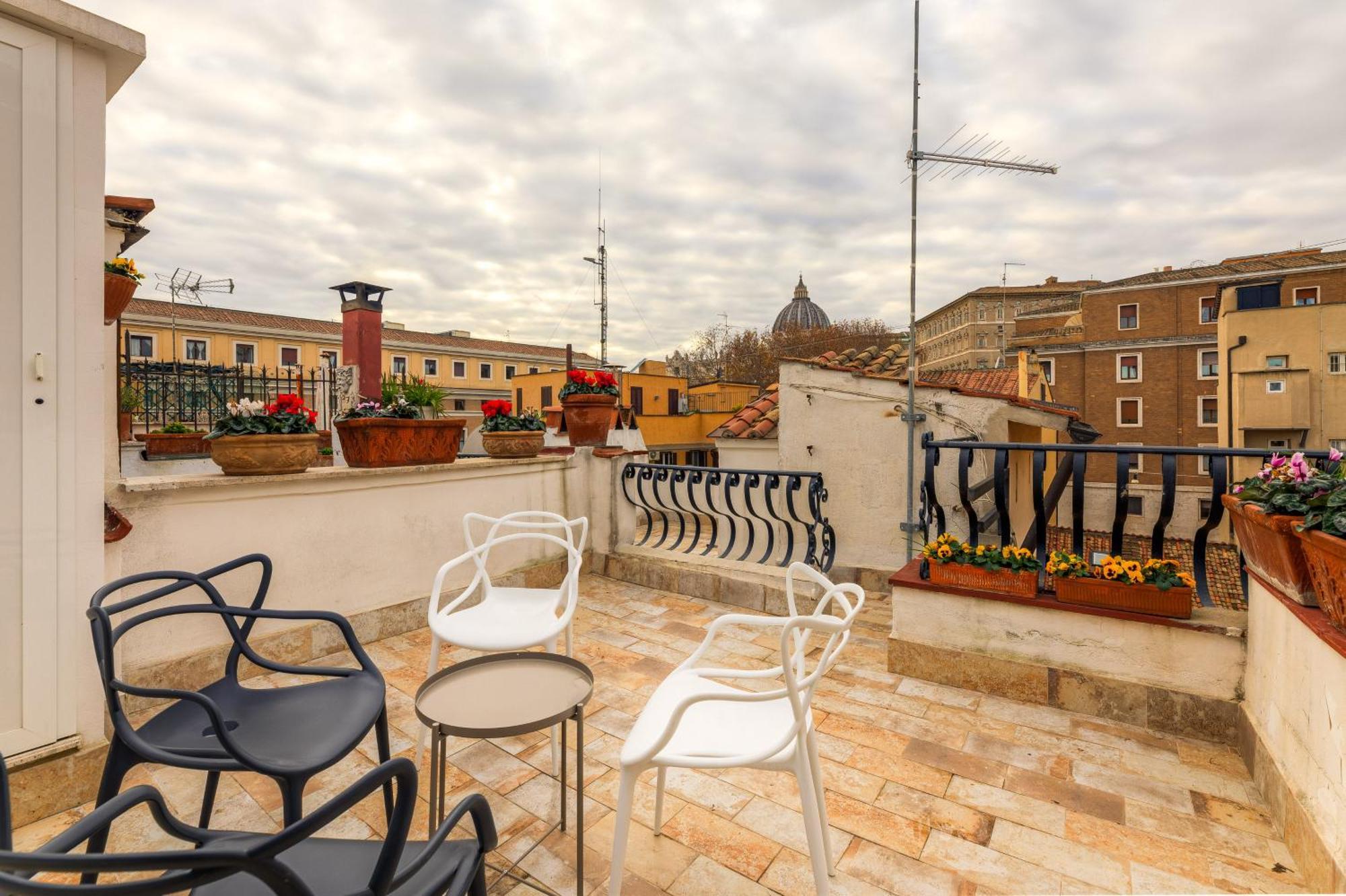 Апартаменты Borgo Pio Experience Рим Экстерьер фото